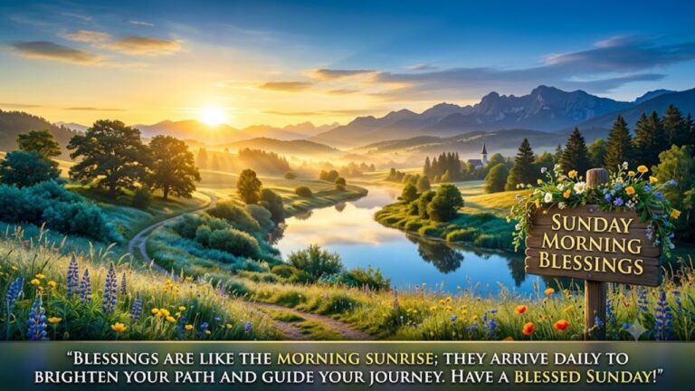 Powerful Inspirational Sunday Morning Blessings