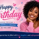 Happy Birthday African American Woman