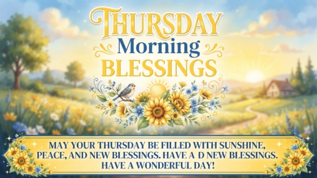 Thursday Morning Blessing