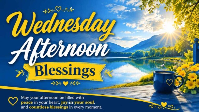 Wednesday Afternoon Blessings