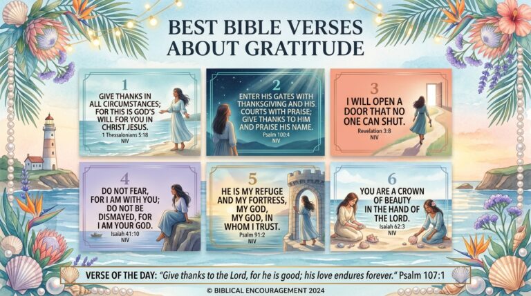 Best Bible Verses About Gratitude