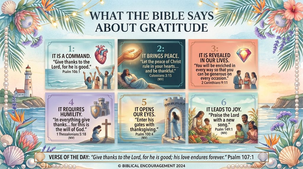 Best Bible Verses About Gratitude
